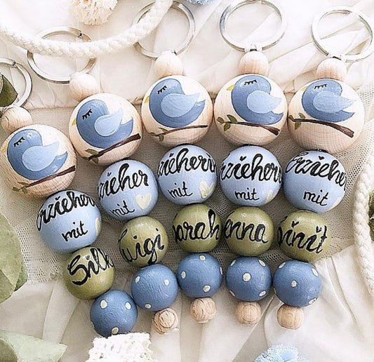 Schlüsselanhänger Taube