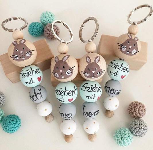 Schlüsselanhänger Hase