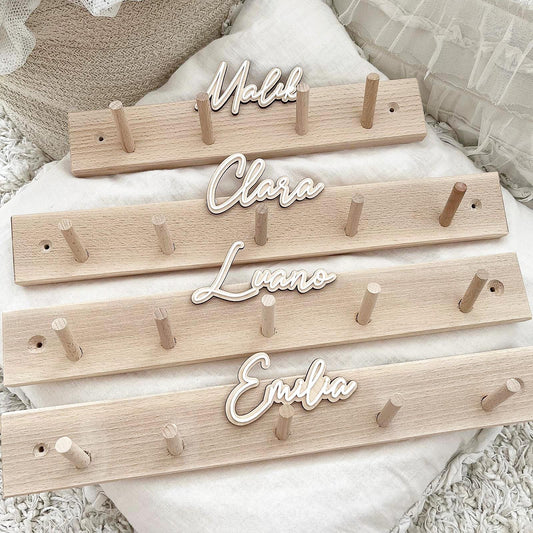 Garderobe 3D Doppelschrift