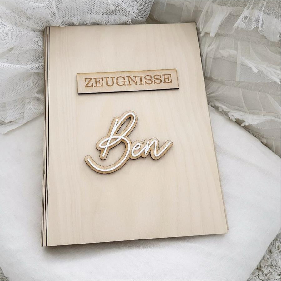 Certificate folder 3D Name