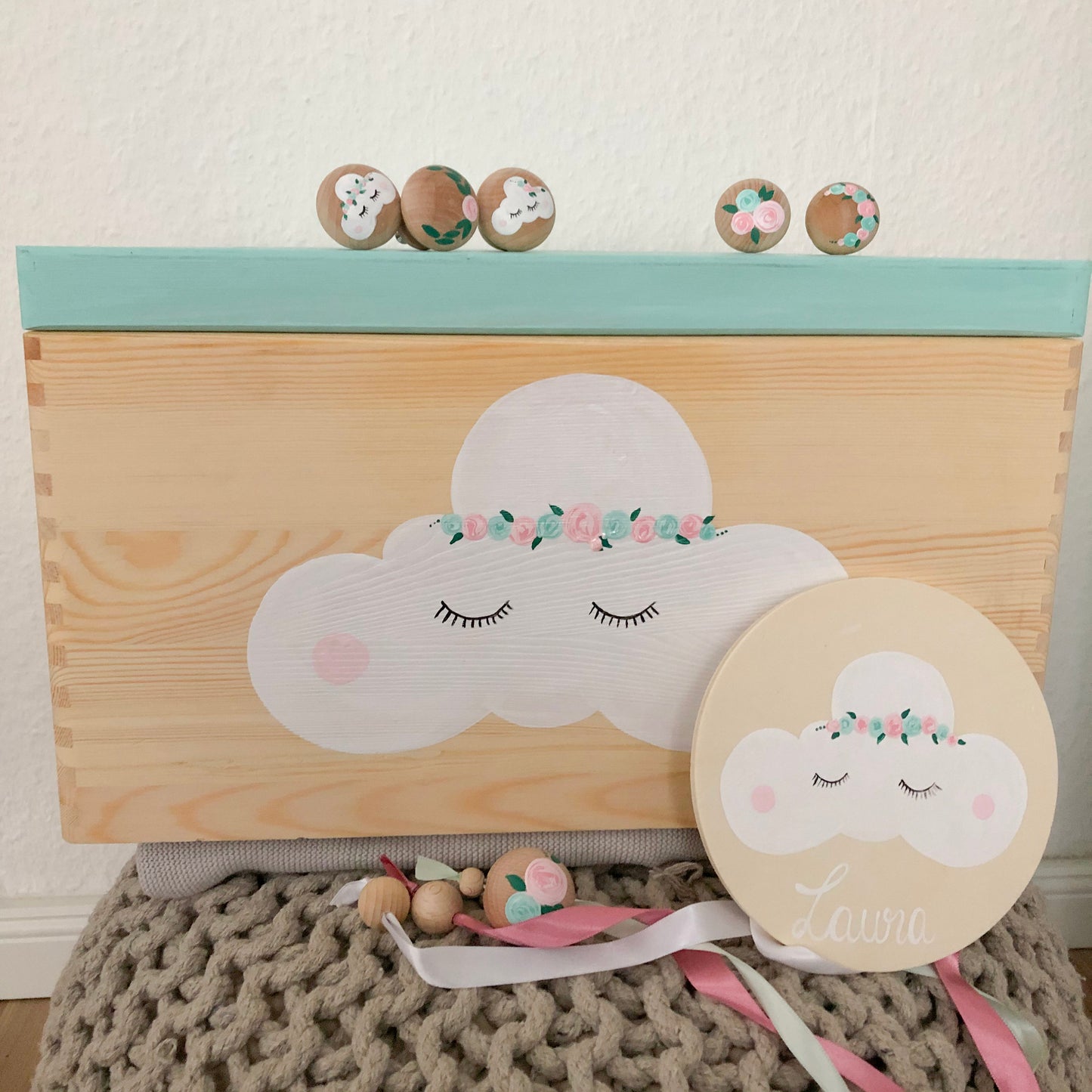 Kiste Wolke - Wood Kids World