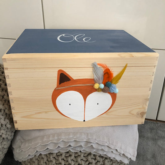 Kiste 3D Boho Fuchs - Wood Kids World