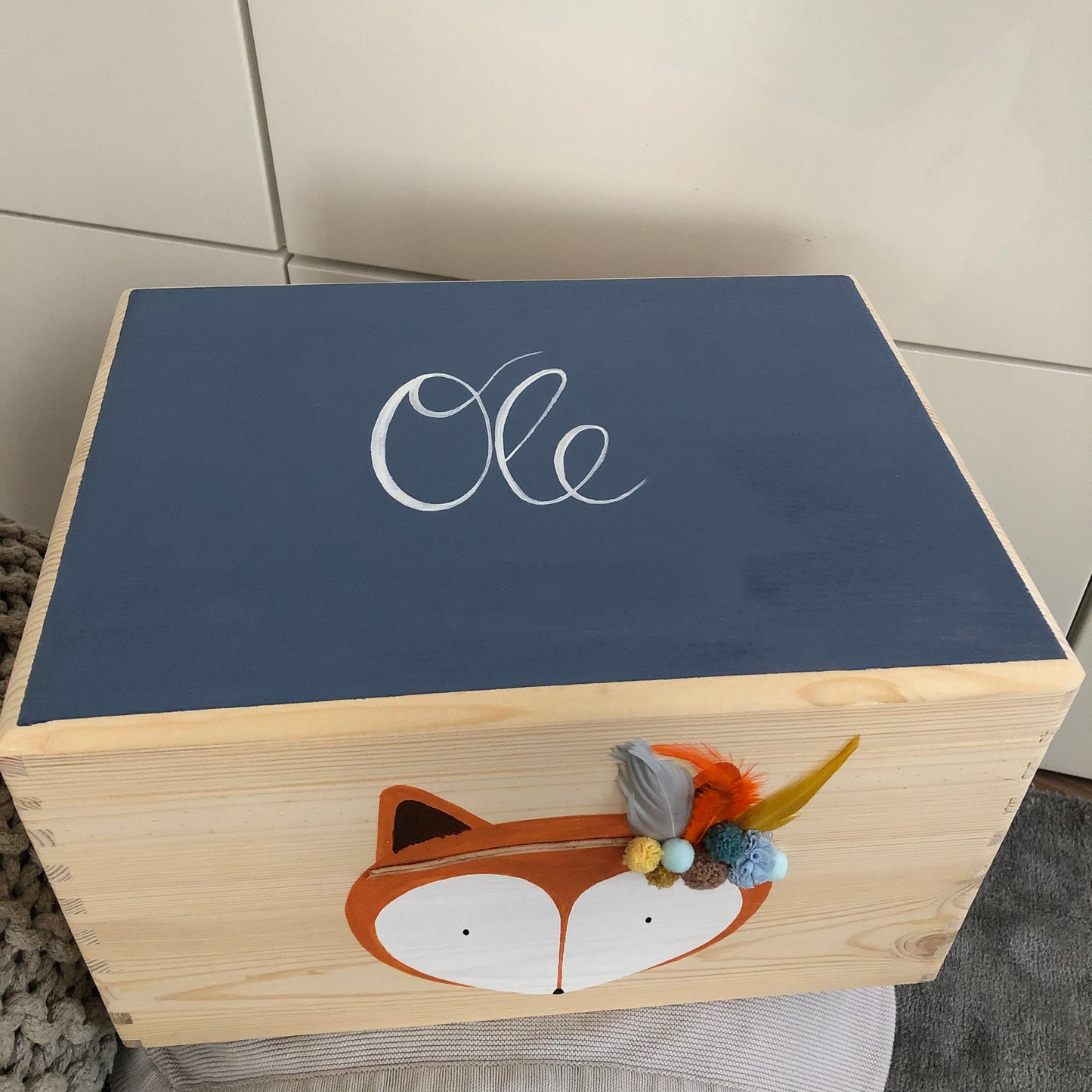 Kiste 3D Boho Fuchs - Wood Kids World