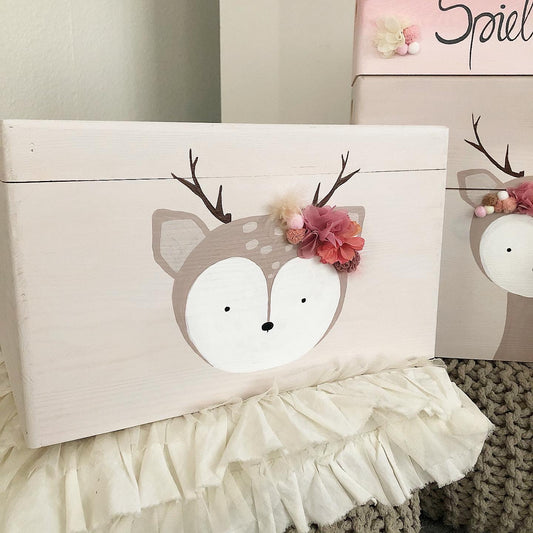 Kiste Reh 3D Birthdates - Wood Kids World