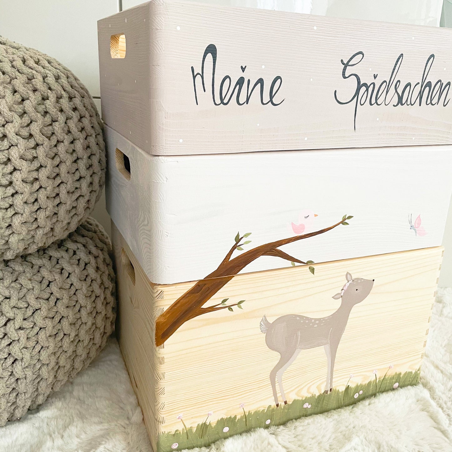 Stapelkiste Groß 3er Set Rehkidz - Wood Kids World