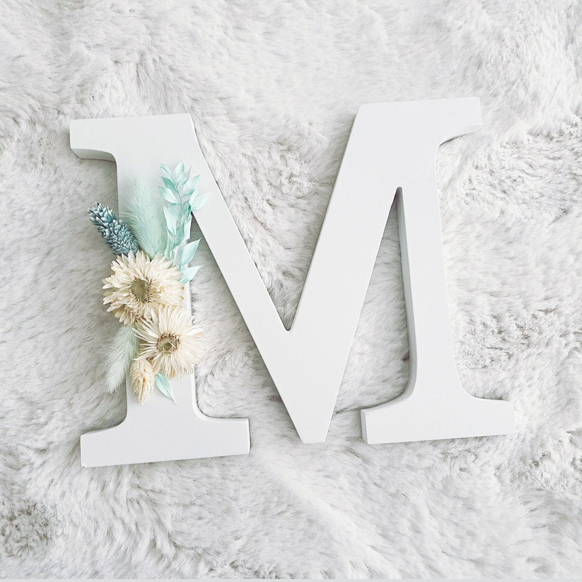 Flowerletters Mint Lagune - Wood Kids World