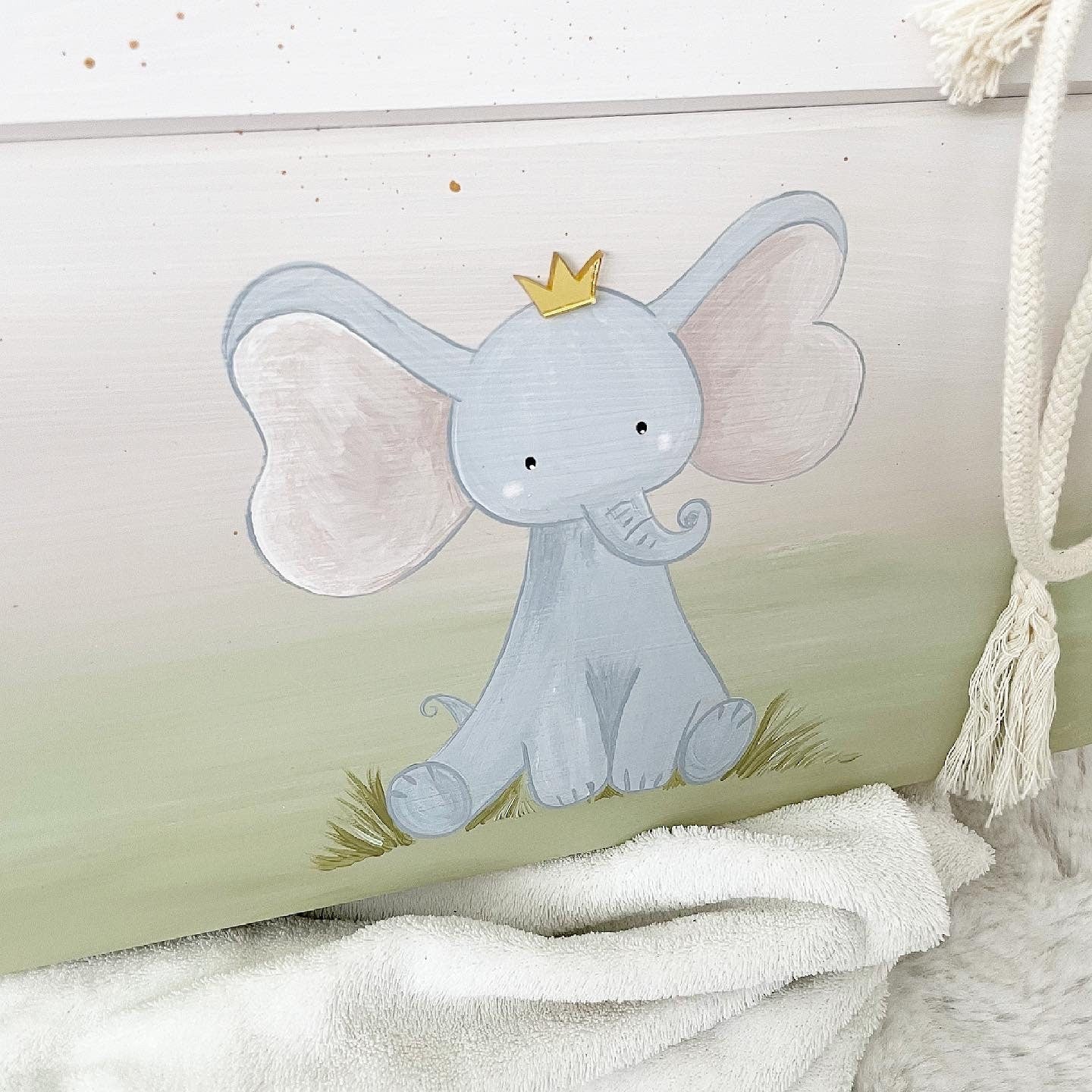 Kiste Elefant 3D - Wood Kids World