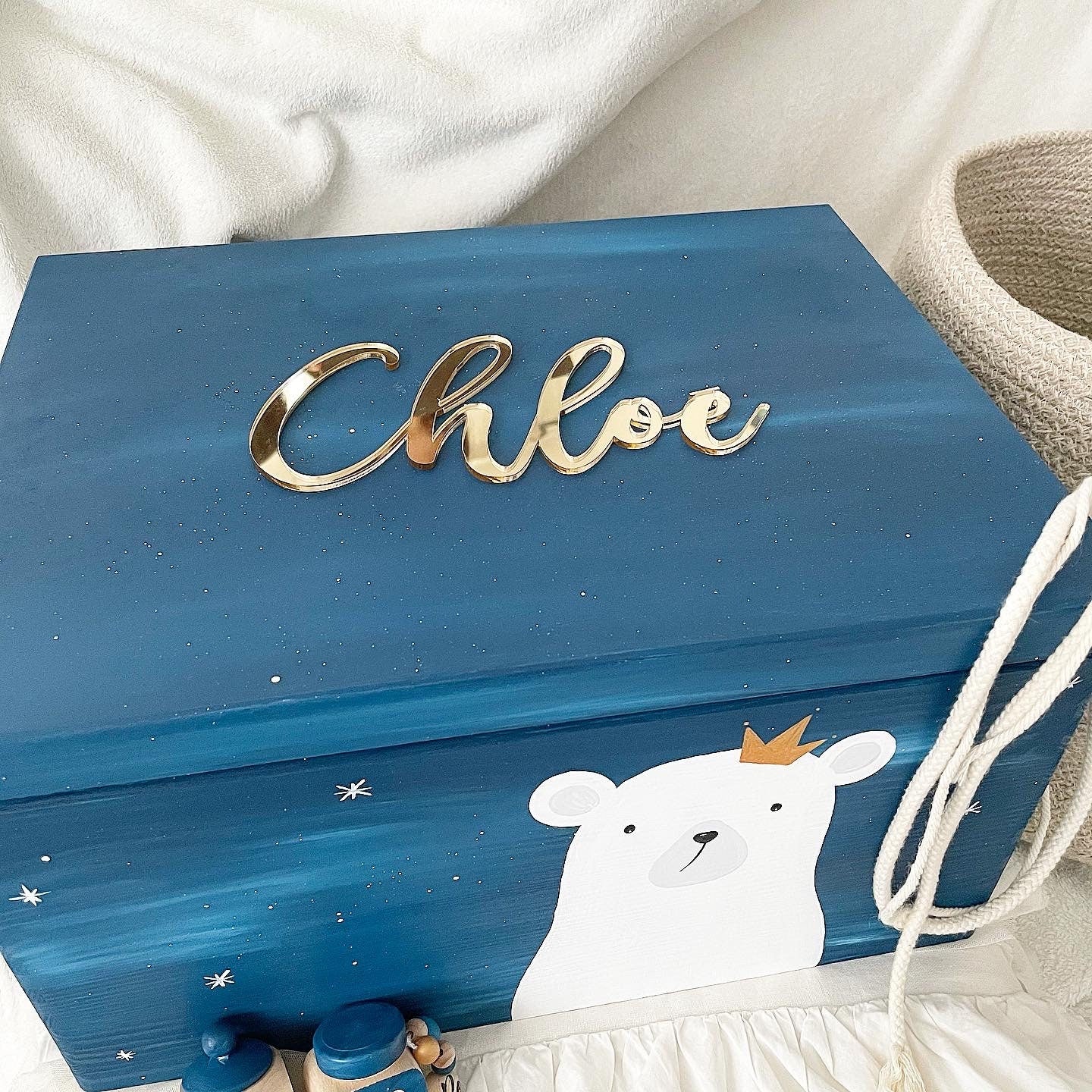 Kiste 3D Eisbär - Wood Kids World