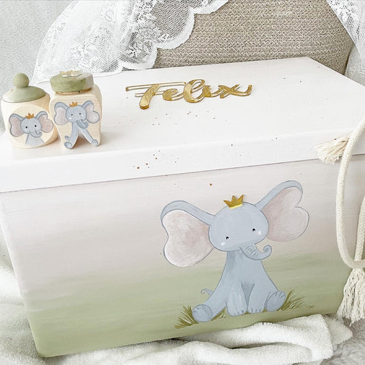 Kiste Elefant 3D - Wood Kids World