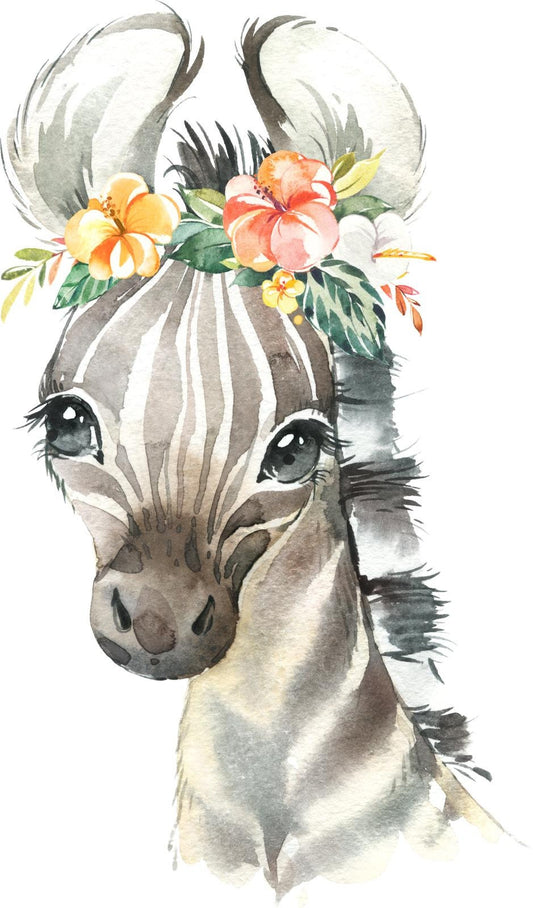 Geburtstagstablett - Zebra - Wood Kids World