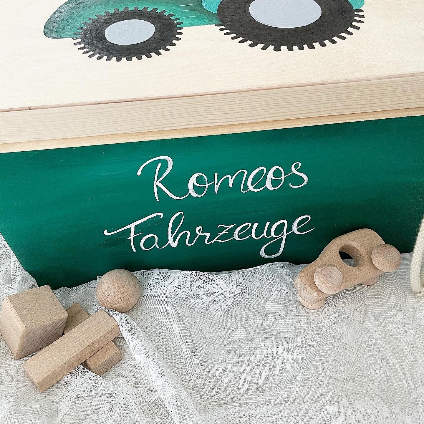 Kiste Traktor - Wood Kids World