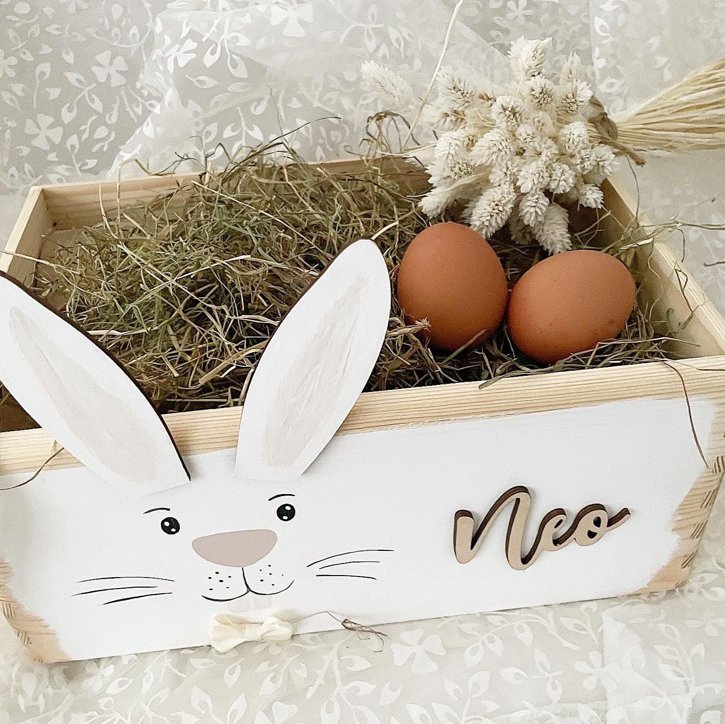 Osterkiste weiß - Wood Kids World