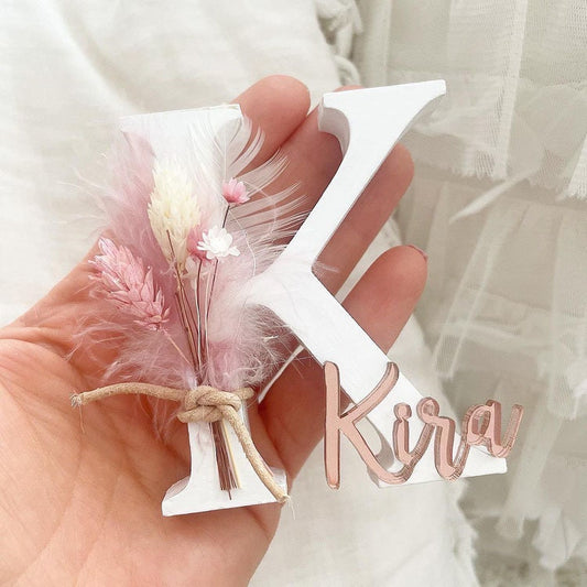 Mini Boho Flowerletters - Wood Kids World