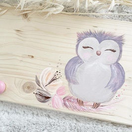 Garderobe Boho-Eule - Wood Kids World