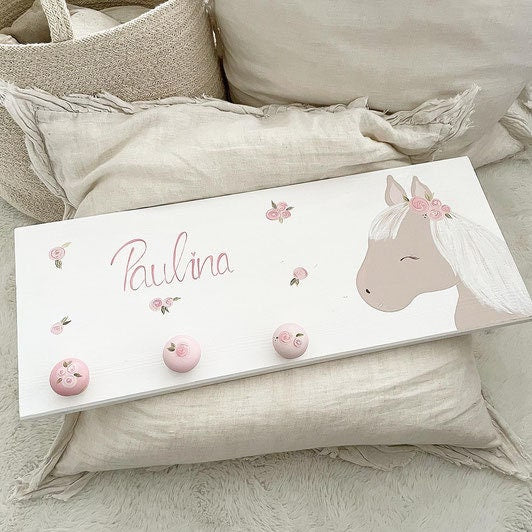 Garderobe Pferd - Wood Kids World