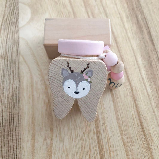 Zahndose, Lockendose Reh - Wood Kids World