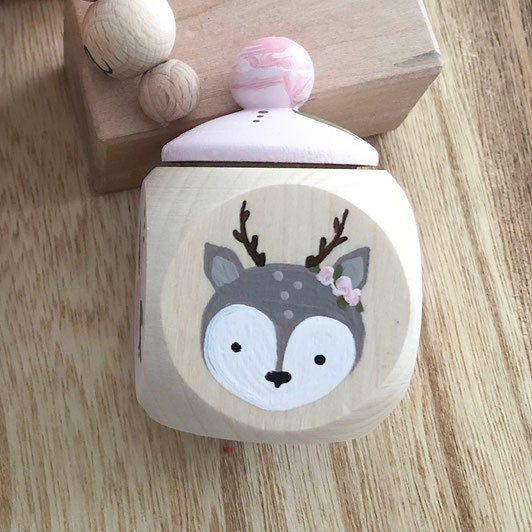 Zahndose, Lockendose Reh - Wood Kids World