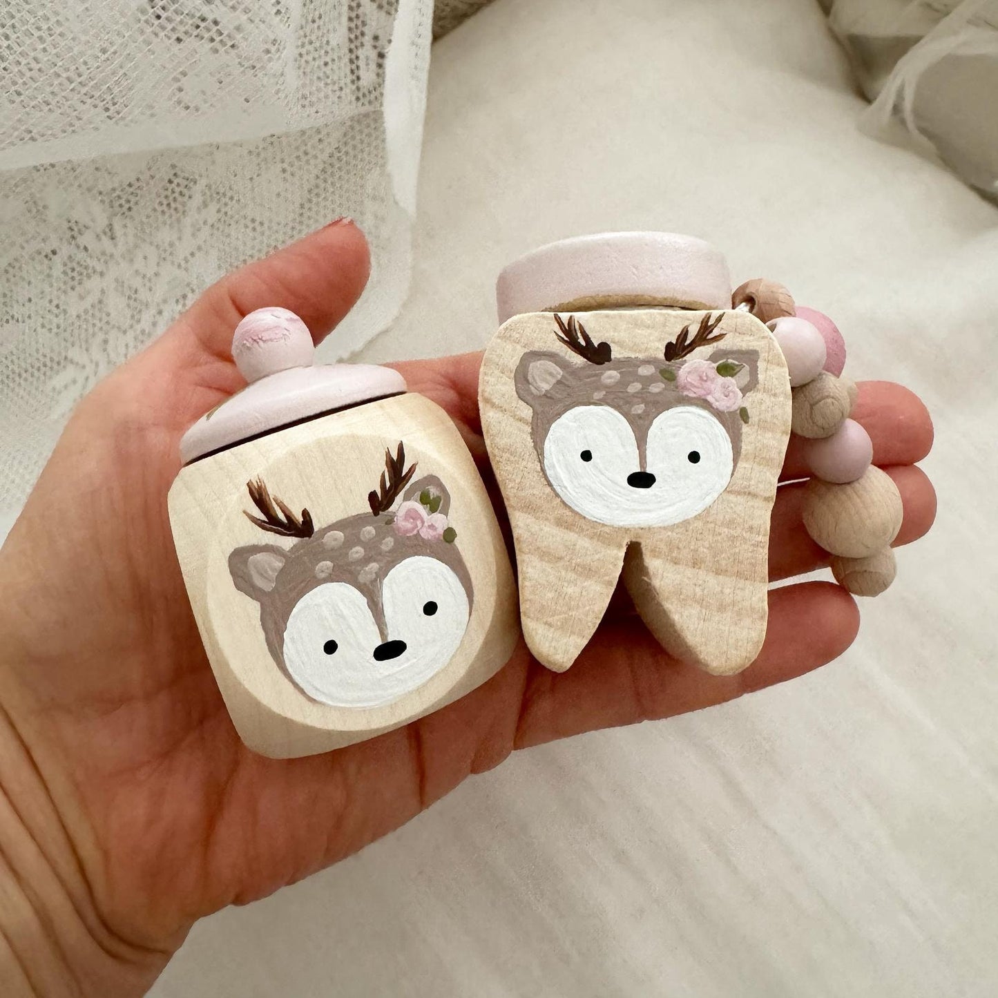Zahndose, Lockendose Reh - Wood Kids World