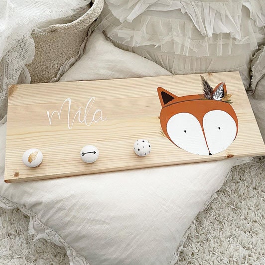 Garderobe Boho Fuchs - Wood Kids World