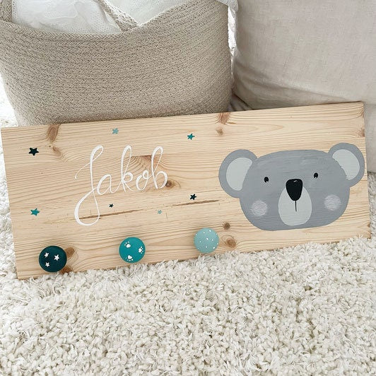 Garderobe Koala - Wood Kids World