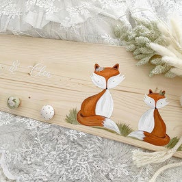Garderobe Füchse - Wood Kids World