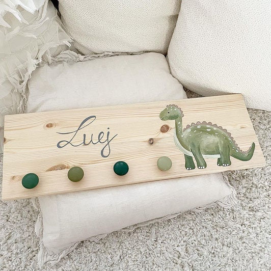 Garderobe Dino - Wood Kids World