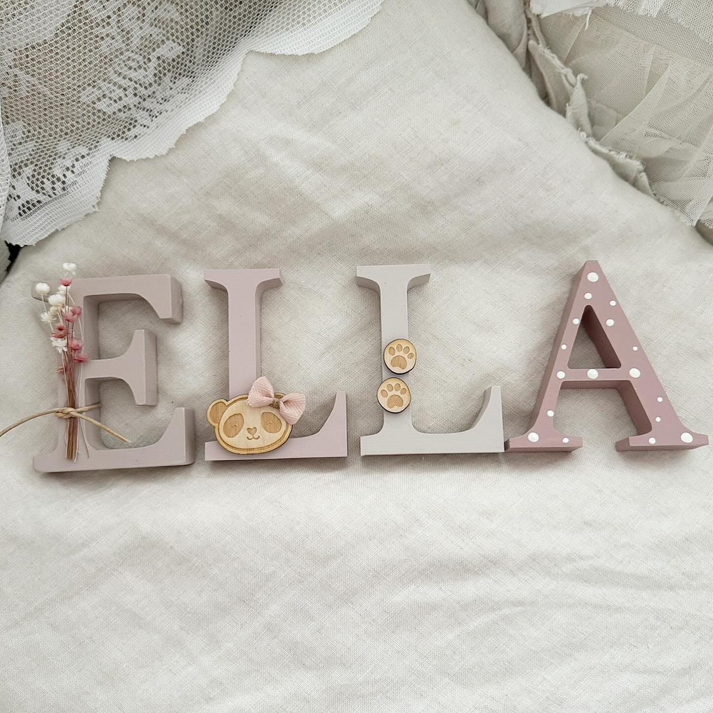 Türname Panda Rosa/Taupe - Wood Kids World