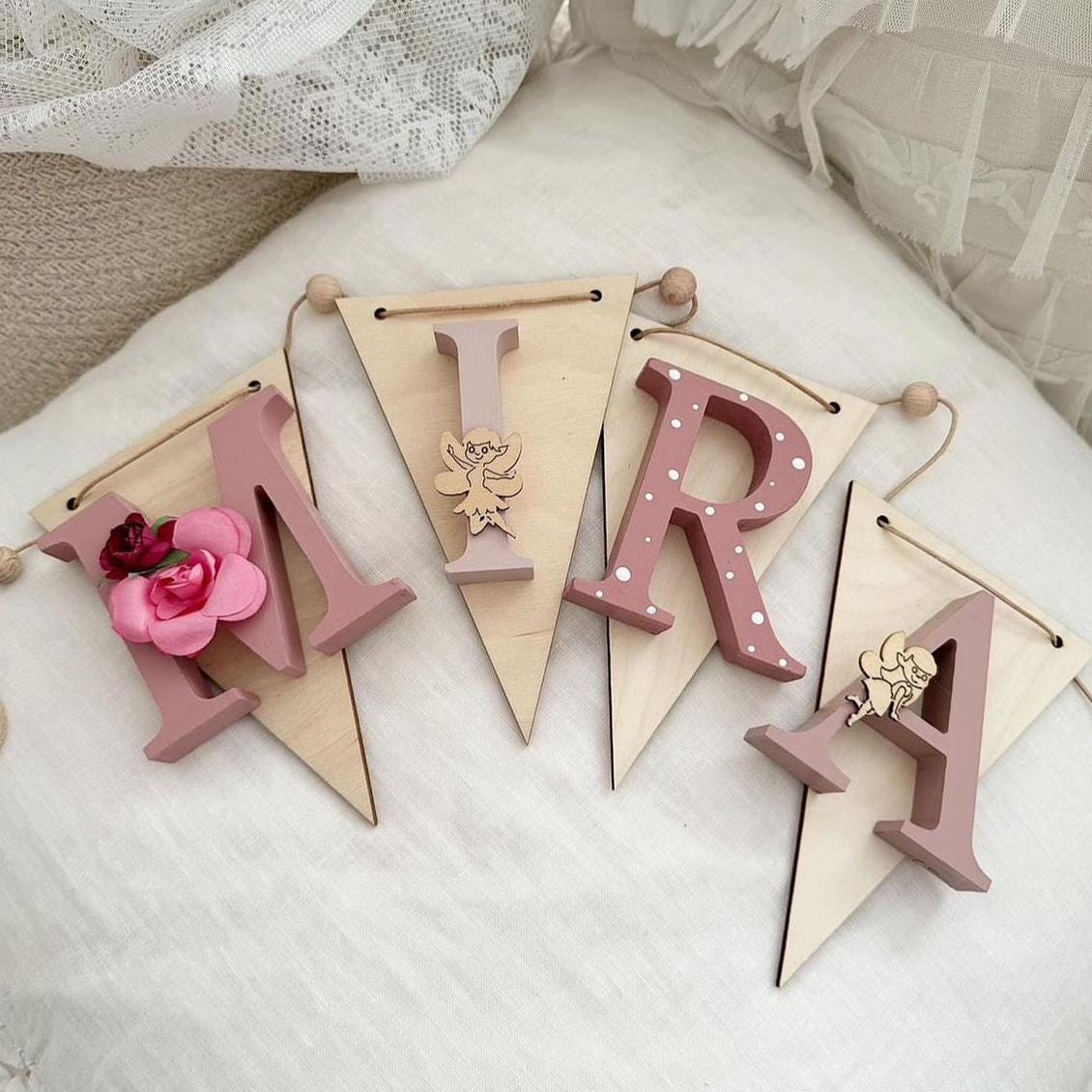 Wimpelkette Fee - Wood Kids World