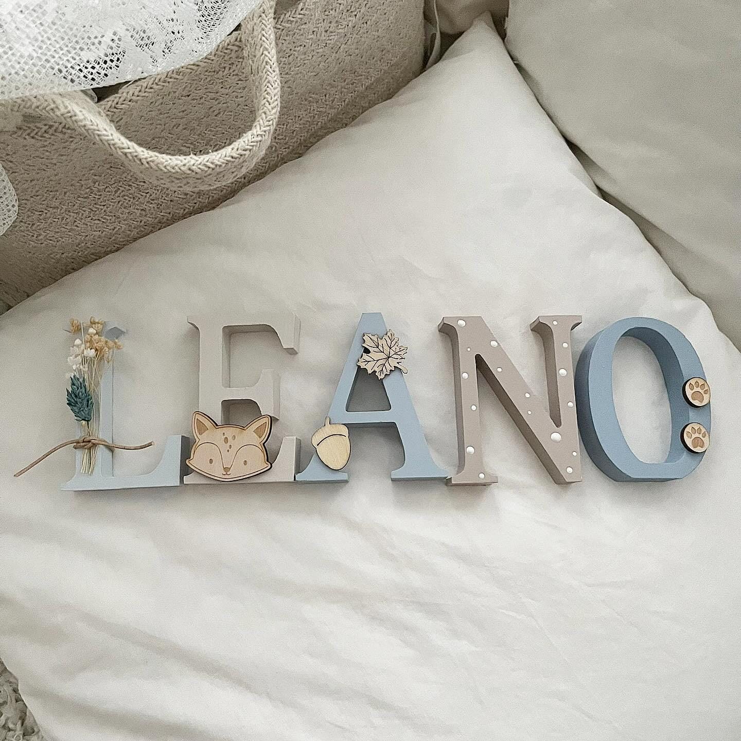 Türname Fuchs Blau - Wood Kids World