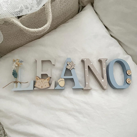 Türname Fuchs  Blau - Wood Kids World