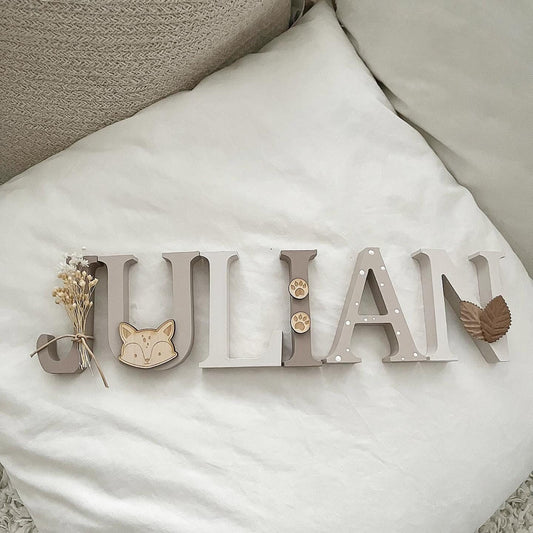 Türname Fuchs Taupe - Wood Kids World