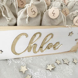 Adventskiste Sternengold