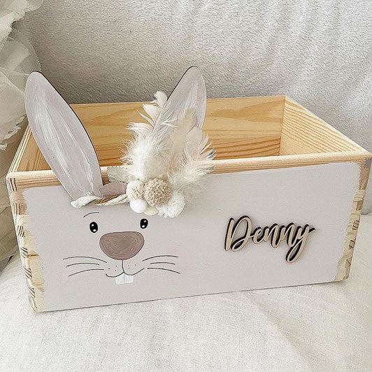 Boîte de Pâques beige