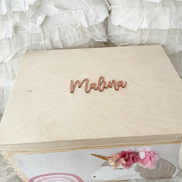 Caja Unicornio Arcoíris 3D