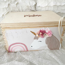 Caja Unicornio Arcoíris 3D