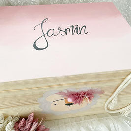 Box Lion Girl 3D Flowers