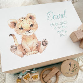 Box Baby Lion with Data