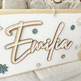Caja de Adviento Estrellas Madera