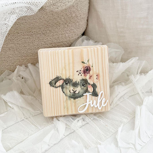 Spardose Würfel Schaf