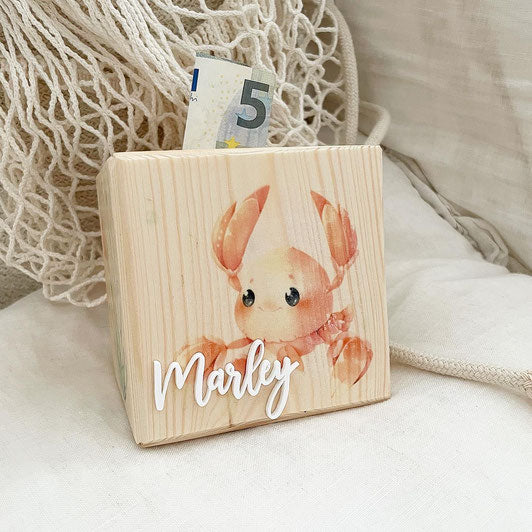 Spardose Würfel Krebs