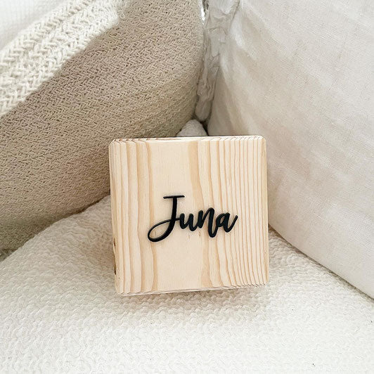 Spardose Würfel 3D Name