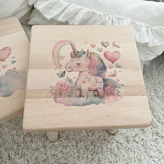 Hocker Unicorn Rainbow