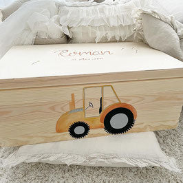 Kiste Traktor - Wood Kids World