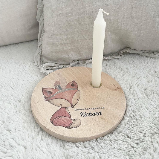 Geburtstagstablett - Boho Fuchs