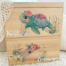 Stacking box large 3-piece underwater world