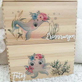 Stacking box large 3-piece underwater world