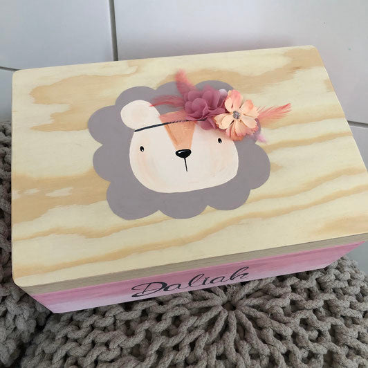 Kiste 3D Boho León Niña