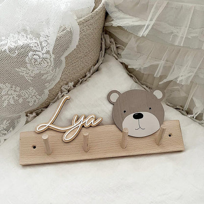 Garderobe 3D Doppelschrift Oso