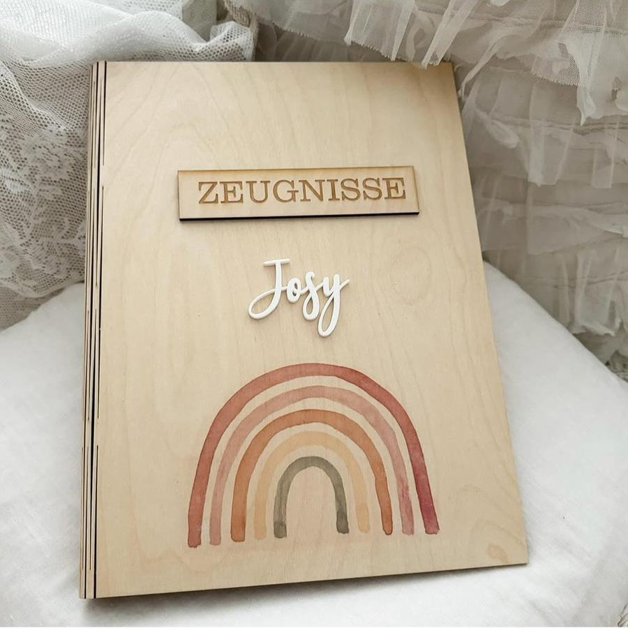 Zeugnismappe Rainbow