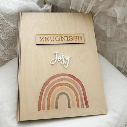 Zeugnismappe Rainbow